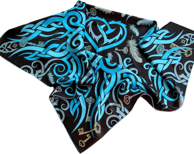 "Keys to Freedom" Silk Scarf