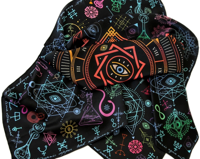 "Alchemy" Silk Scarf