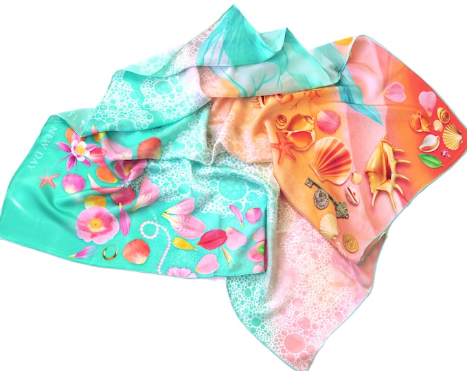"New Day" Silk Scarf