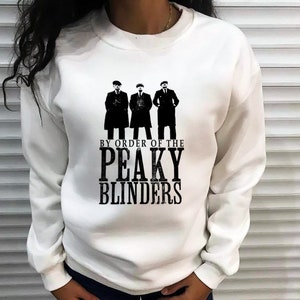 Women’s sweatshirt By order of the Peaky Blinders, tv series, girl t-sweatshirt, white , cotton