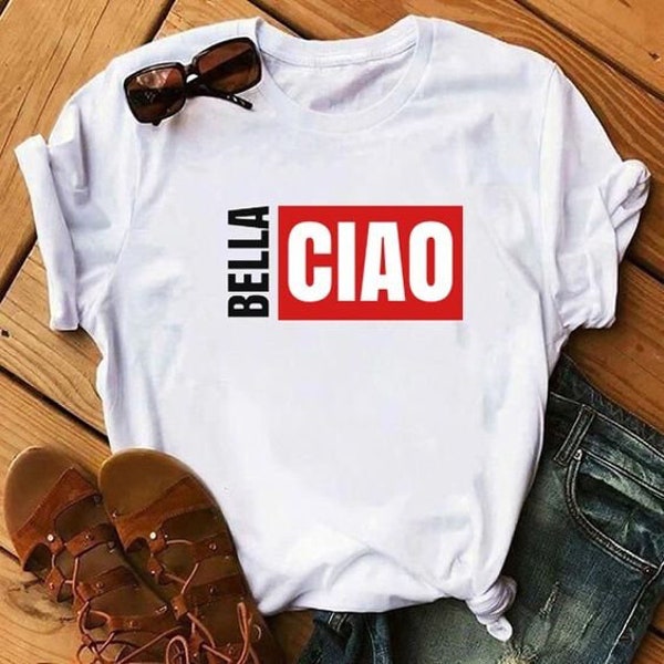 T-shirt da donna Bella Ciao rivoluzionaria