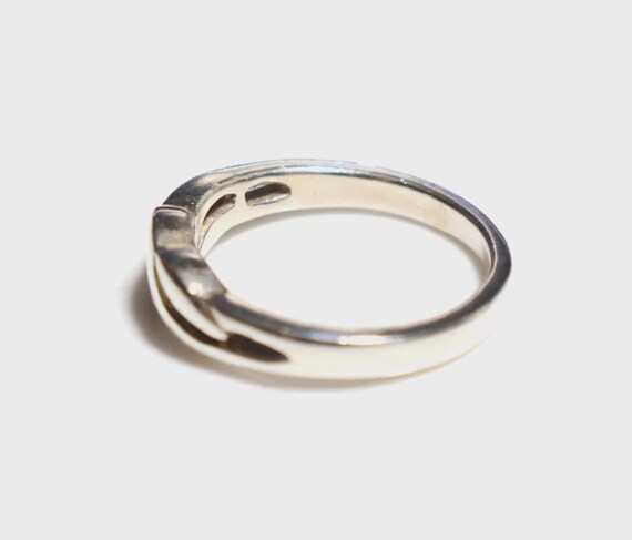 PRETTY - Solid Silver 925 Cross Over Openwork Des… - image 4