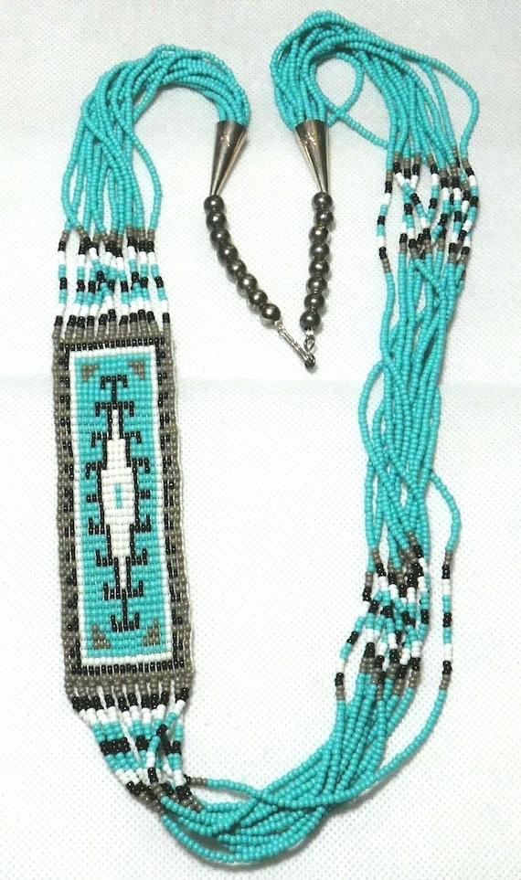 Opulent Vintage Zuni 'Lightning Strike' Turquoise Native American Jewelry Silver Mask Pin Old Opulent Vintage Zuni 'Lightning Strike' Turquoise Native American Jewelry Silver Mask Pin Old