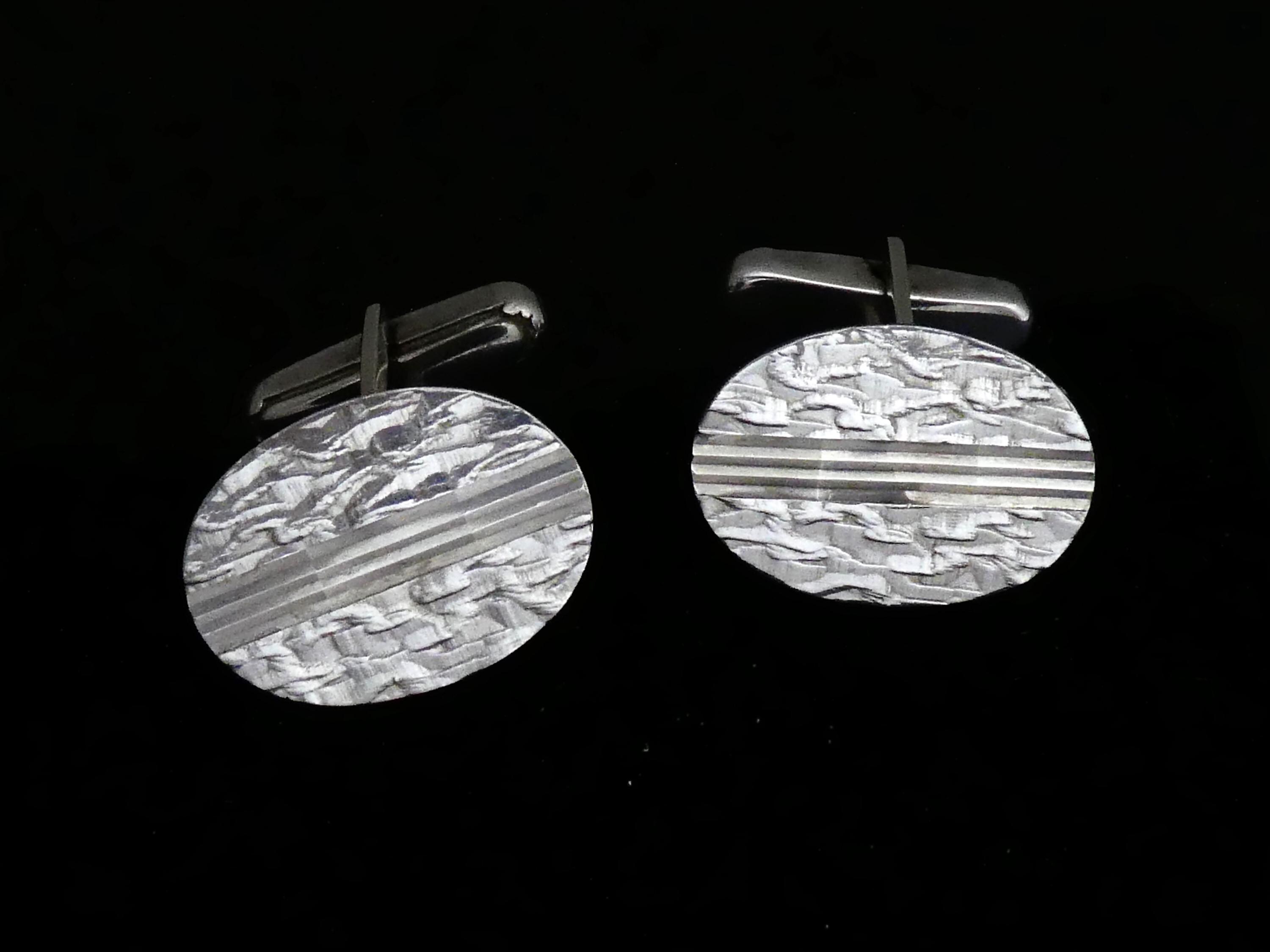 dpachndsilber ドイツ　SILVER 925 アクセサリー CUFFLINKS Vintage Signed Hermann Murle West Germany 925 Silver