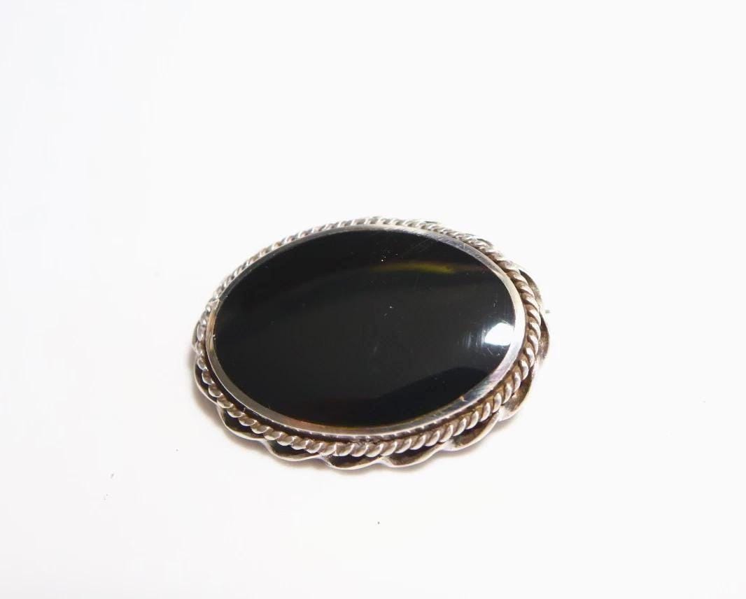 ヴィンテージ ジェットブローチ - Etsy 日本