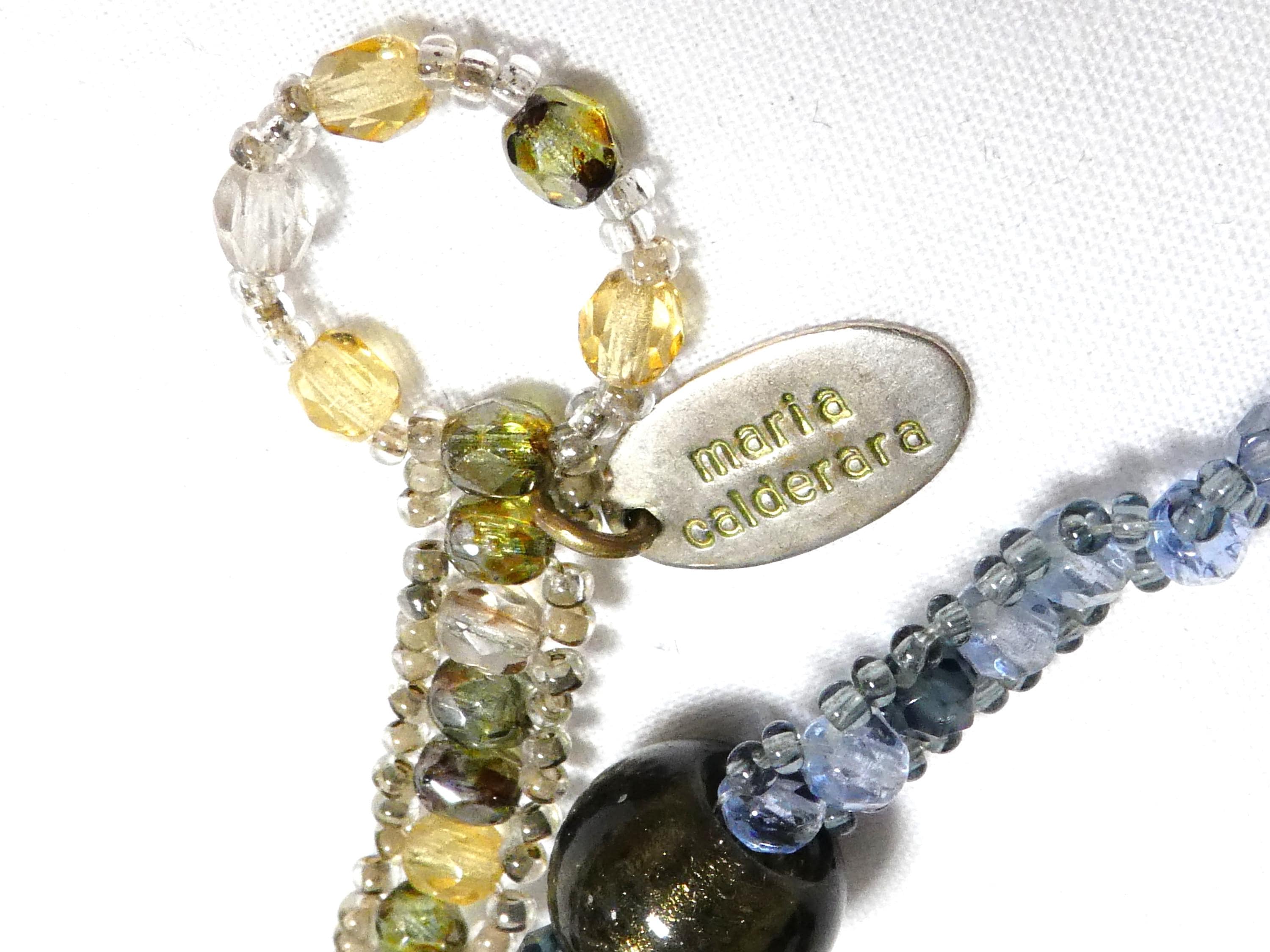 Bocar Set Di Orecchini E Collana Multistrato Con Grosse Perle, Alla