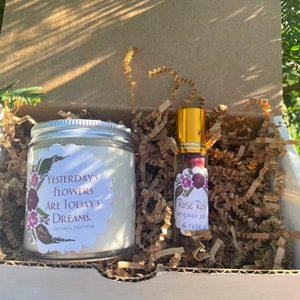 Roses Whipped Body Butter & Roll-on Perfume Gift Set