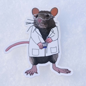 Lab Rat Vinyl Sticker