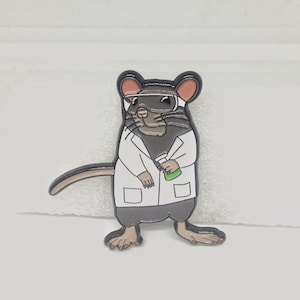 Lab Rat Enamel Pin