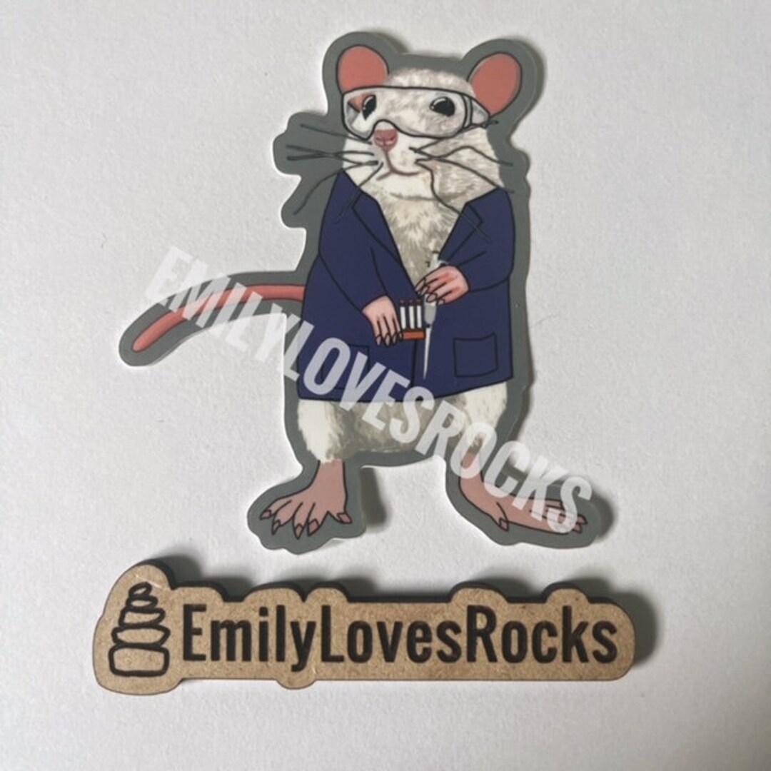 Lab Rats Stickers Lab Rat Vinyl Sticker - Etsy