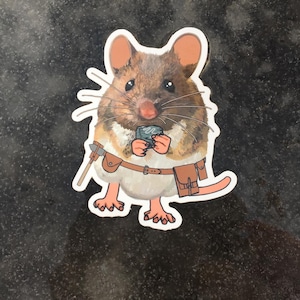 Field Mouse Geology Vinyl Sticker