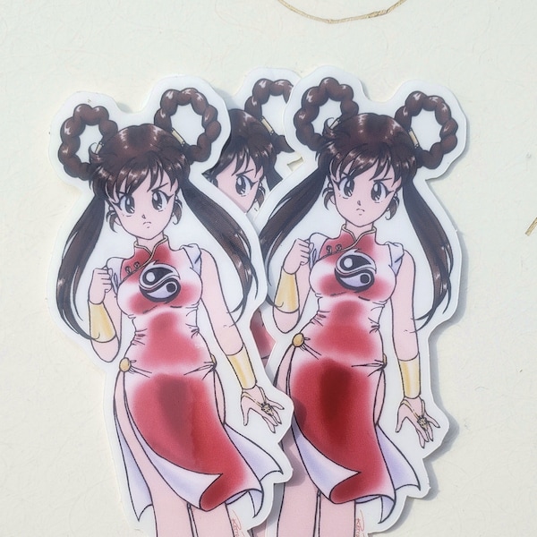 Devil Hunter Yohko Yoko Retro 90s Anime Big Clear Sticker