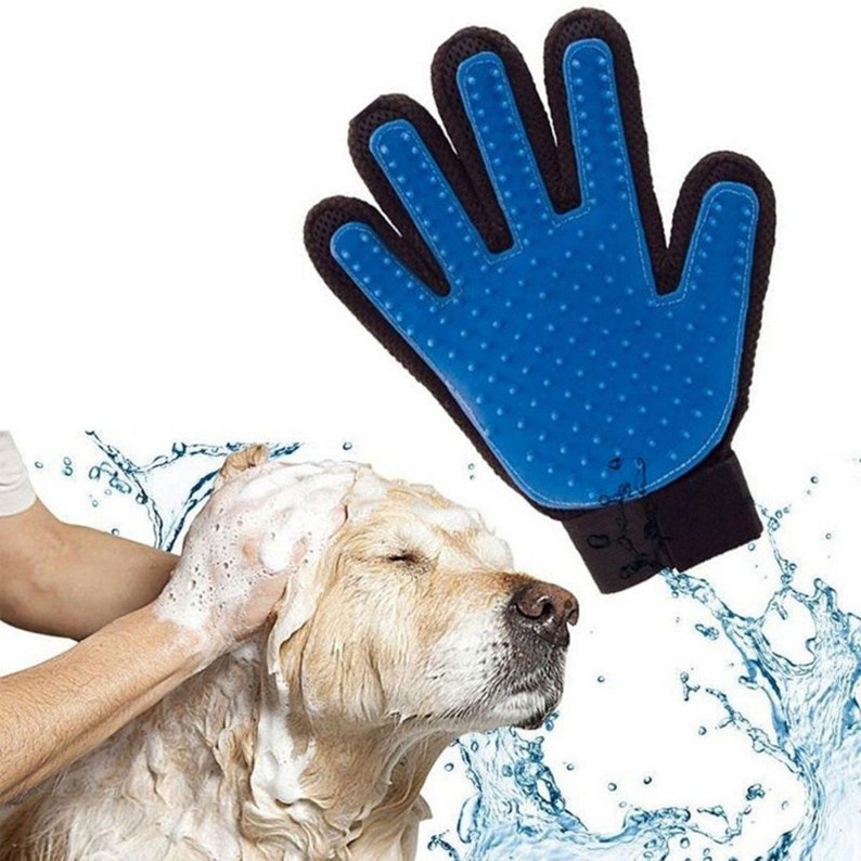 pet hair glove brush