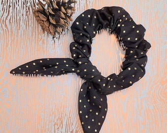 Large Bunny Ear Scrunchies, Gifts for Her, Hair Ties