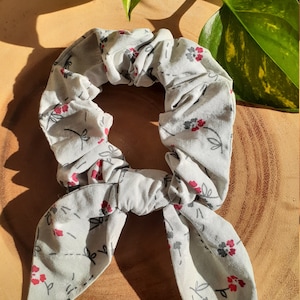 Large Bunny Ear Scrunchies, Gifts for Her, Hair Ties