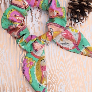 Large Bunny Ear Scrunchies, Gifts for Her, Hair Ties