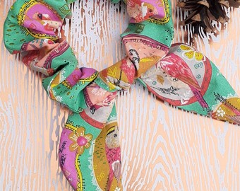 Large Bunny Ear Scrunchies, Gifts for Her, Hair Ties
