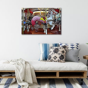 Carousel Art prints, 16x20 Canvas, Wall Art Prints, Decor Art Prints