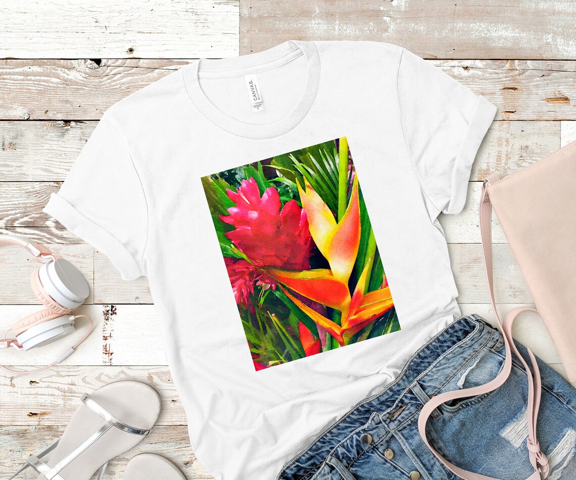 Tropical Flowers Wall Decor, Flower Wall Decor, Flower Wall Art, Floral