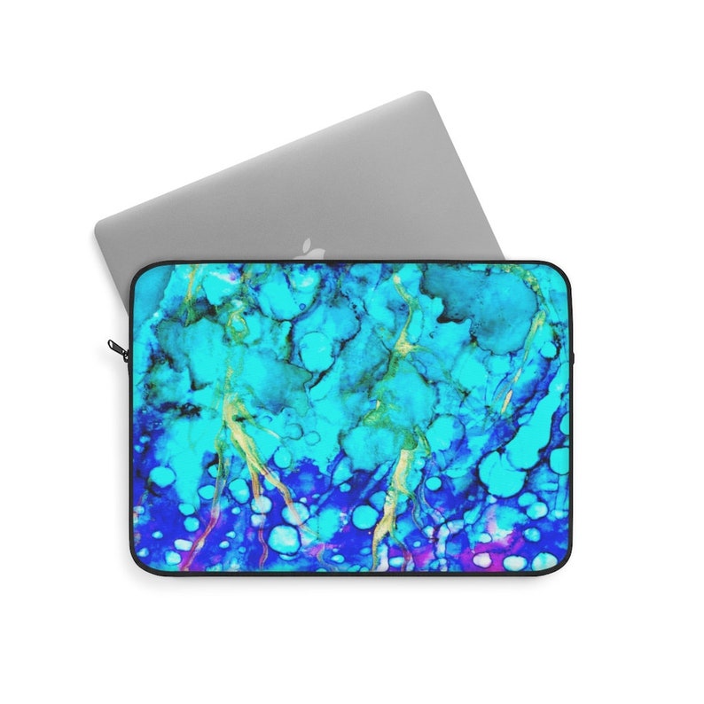 Mermaid Lightning Laptop Sleeve Personalization Available Back to School Laptop Cover