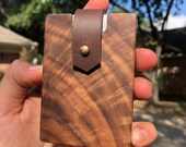 Wooden Wallet Slim Wallet Minimalist Wallet Thin Wallet Men 39 s Wallet Women 39 s Wallet Handmade Wallet Slimfold Wallet
