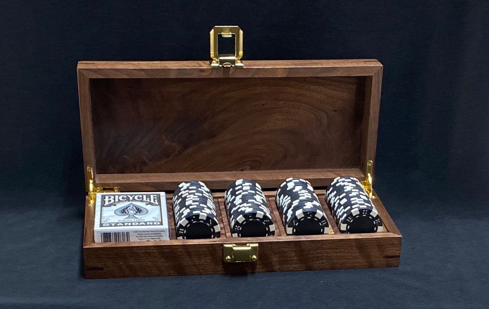 Wooden Poker Set Poker Chip Case Poker Set Customer Poker Etsy