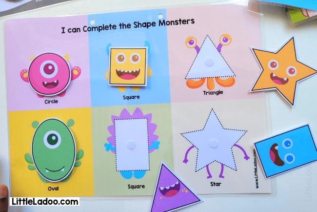 Toddler Busy Book Bundle, Toddler Learning Binder Printable { Stage 1 ...
