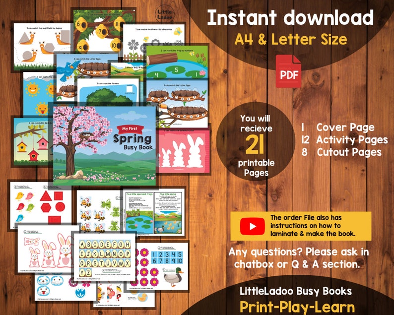 Preschool curriculum, learning binder, toddler learning folder