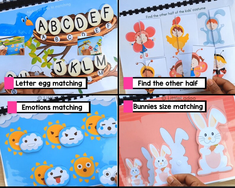 Spring busy book Activities for Toddlers and preschoolers