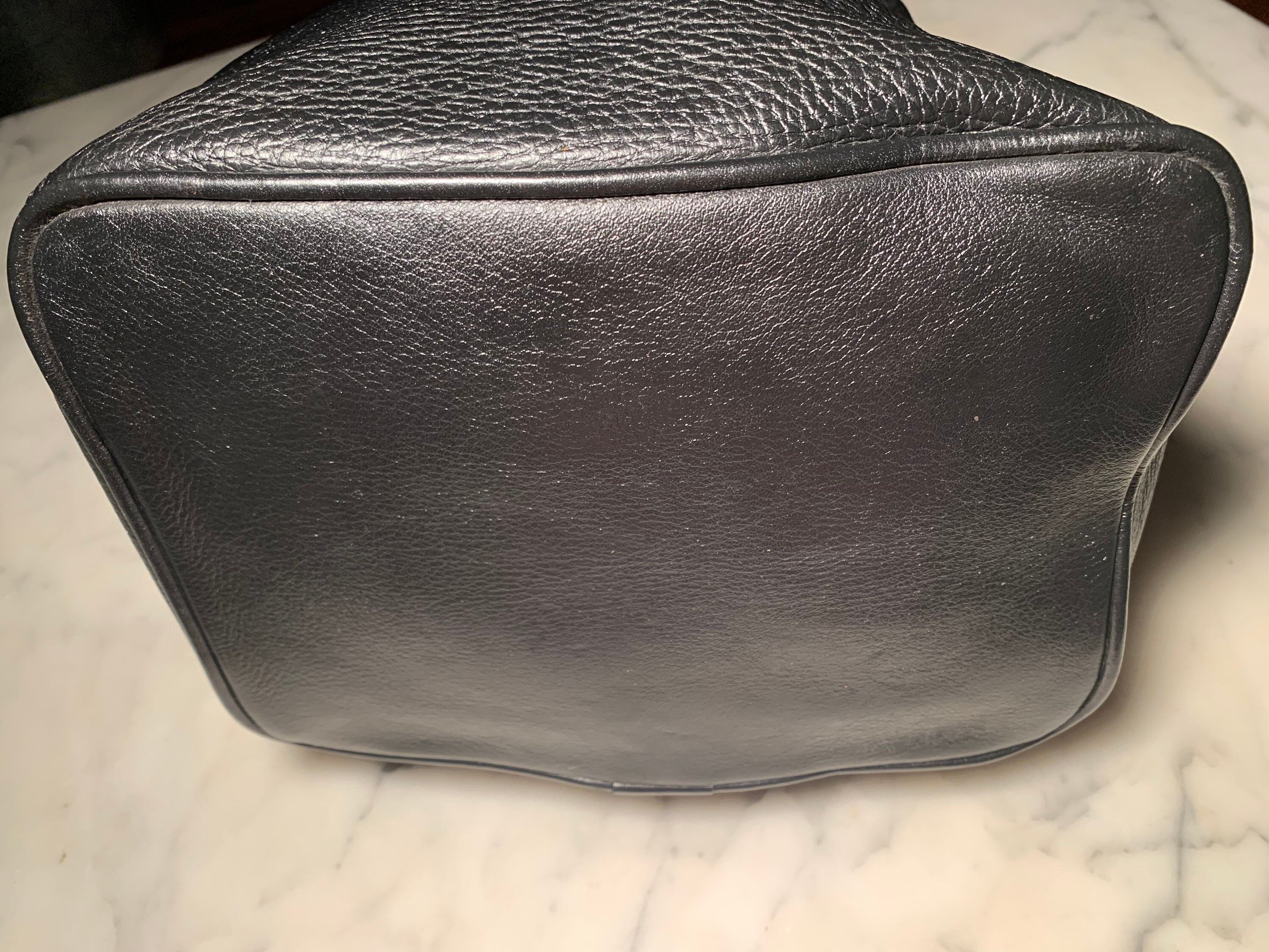 Vintage Black Pebbled Coach Sonoma Backpack/ Sling Bag Non6g