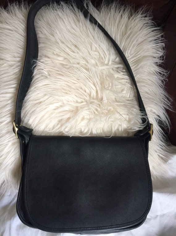 vintage black coach crossbody