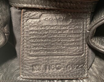 Vintage Black Pebbled Coach Sonoma Backpack/ Sling Bag Non6g