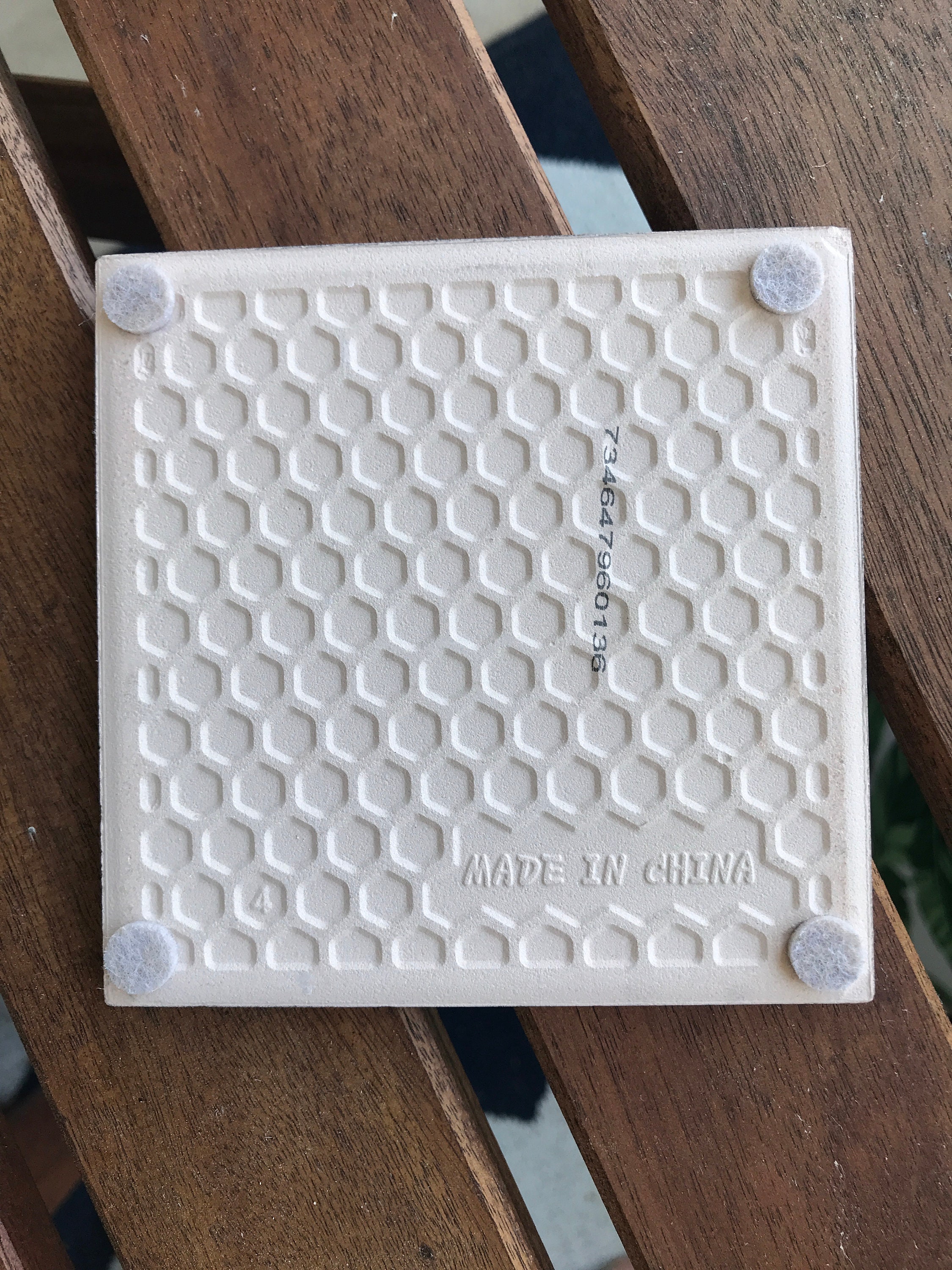 Set of 4 Ceramic Dog Coasters Ft Golden Retriever, Bulldog