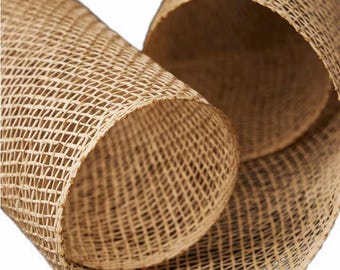 Poly Burlap Mesh: Beige 10" x 19 feet