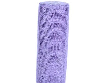 Poly Burlap Mesh: lilac 10" x 19 feet