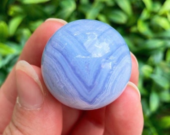 28mm Blue Lace Agate Sphere