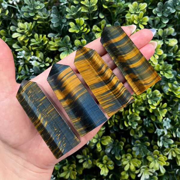 Sale You Choose Blue Tiger’s Eye Tower, Blue Tiger’s Eye Obelisk, Tiger Eye