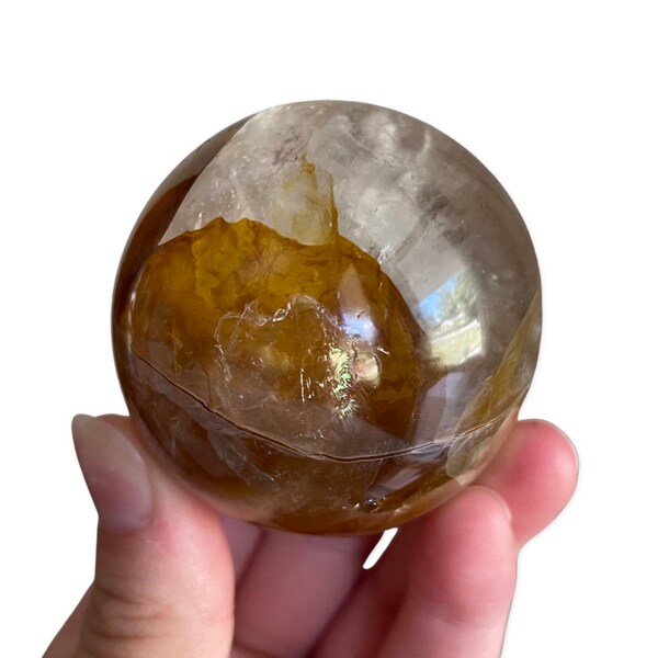 Discounted Golden Healer Sphere, Golden Healer Quartz, Crystal Healing