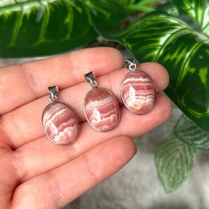 One Small Rhodochrosite Pendant, High Quality Rhodochrosite Pendant