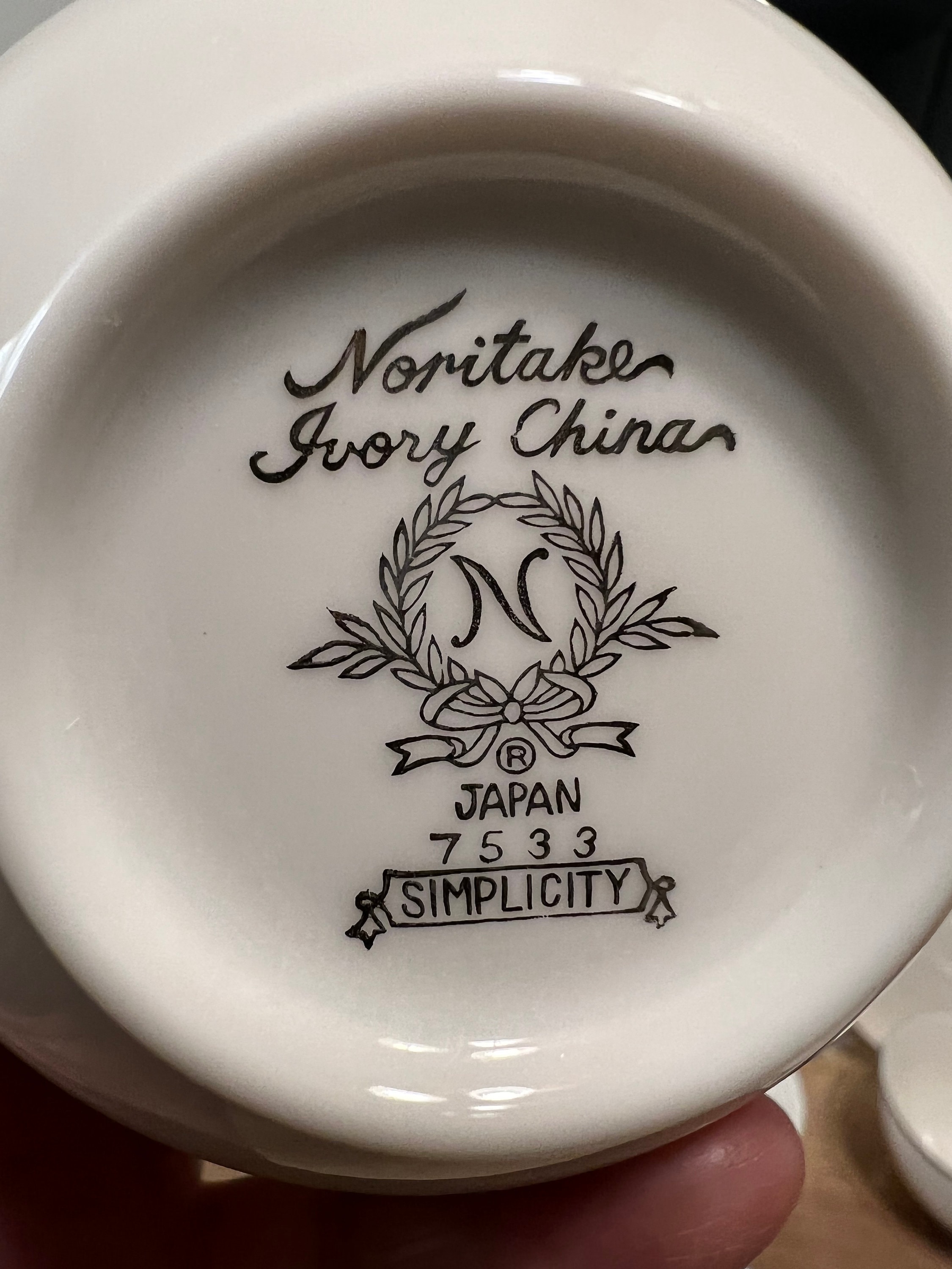 ヴィンテージ ノリタケ アイボリー 陶磁器 日本製 1950 年代 8 ピース