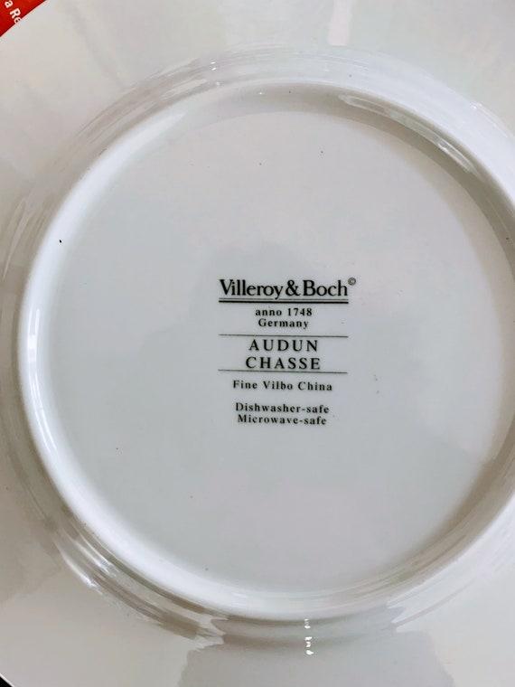 Villeroy & Boch, 1748 Made in Germany, Audun Chasse Plate , Fine