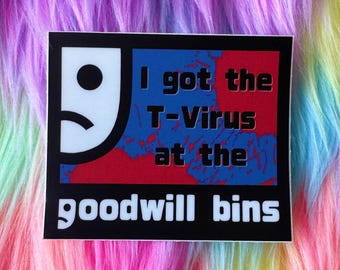 T-Virus 3in vinyl sticker!