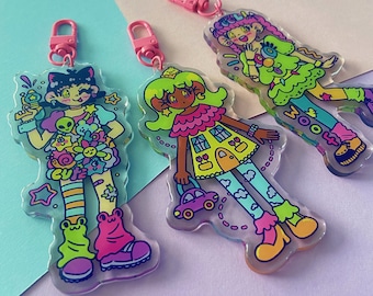 Doll Box Gang 4" Charms/Keychains!
