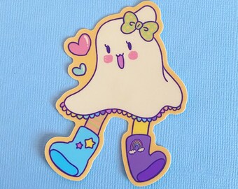 Cutie Ghost 3in Vinyl Sticker!