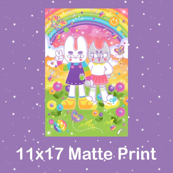 Rainbow Skies 11x17 matte print!
