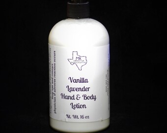 Vanilla Lavender Hand and Body Lotion