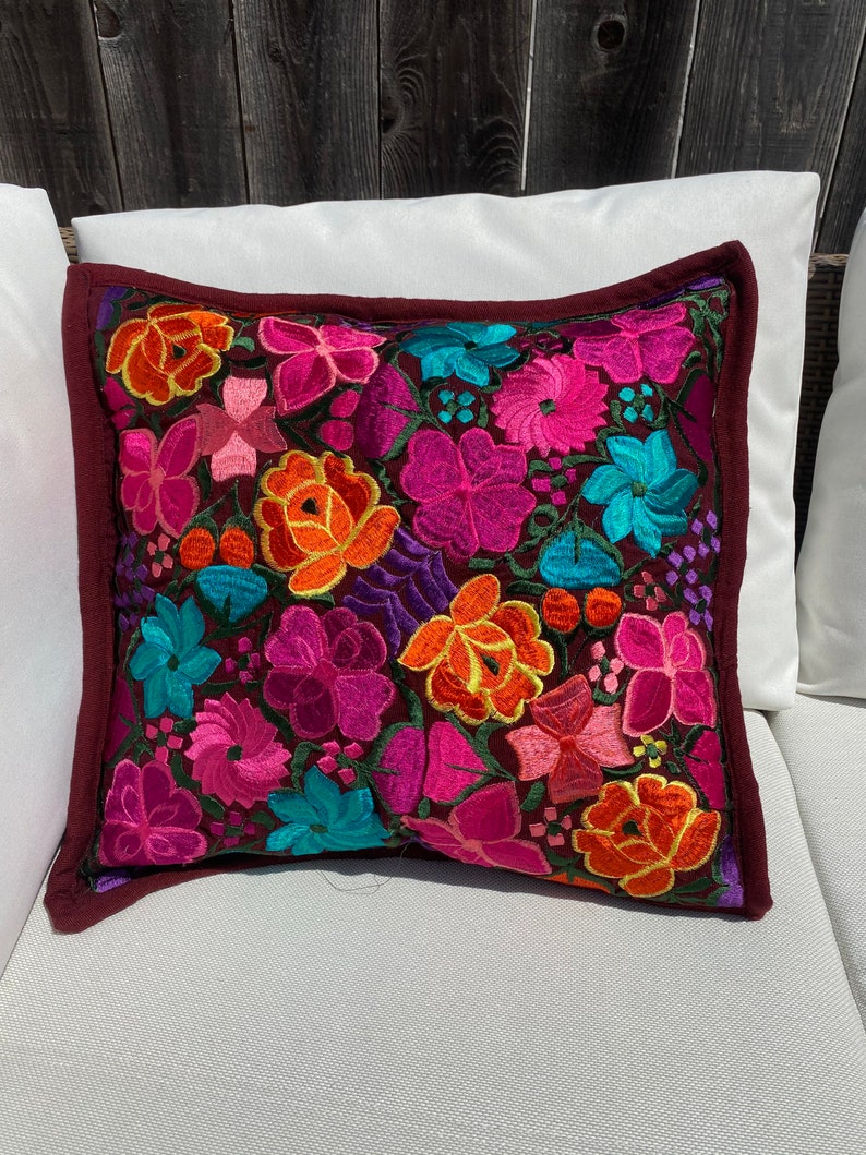 Pillow Covers Pillow Cases Embroidered Pillow Cases Mexican Etsy