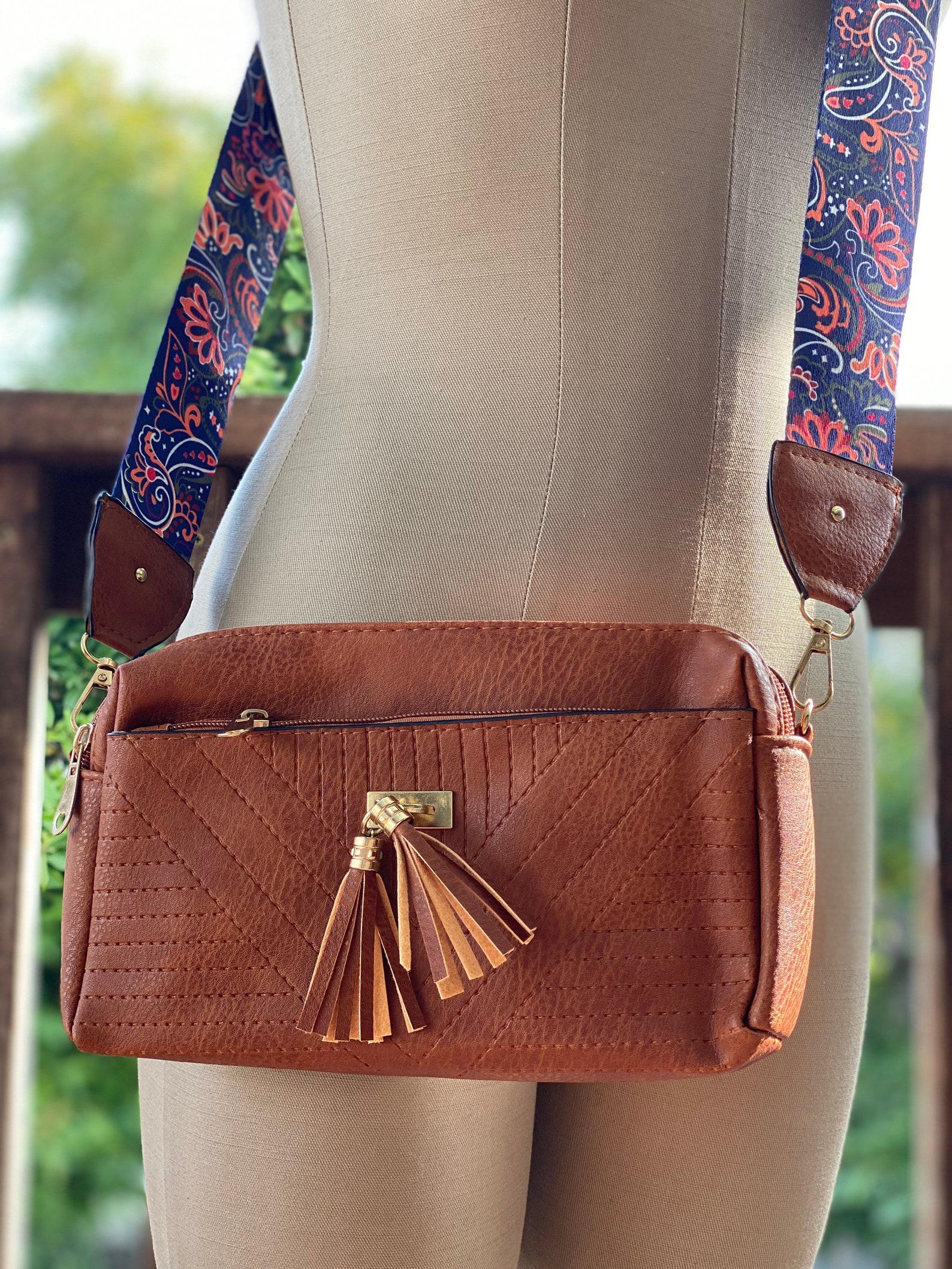 Aztec Strap Crossbody Bag Colorful Strap Bag Messenger Bag Etsy