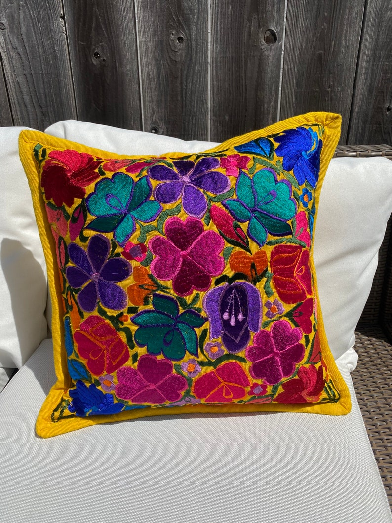 Pillow Covers Pillow Cases Embroidered Pillow Cases Mexican Etsy