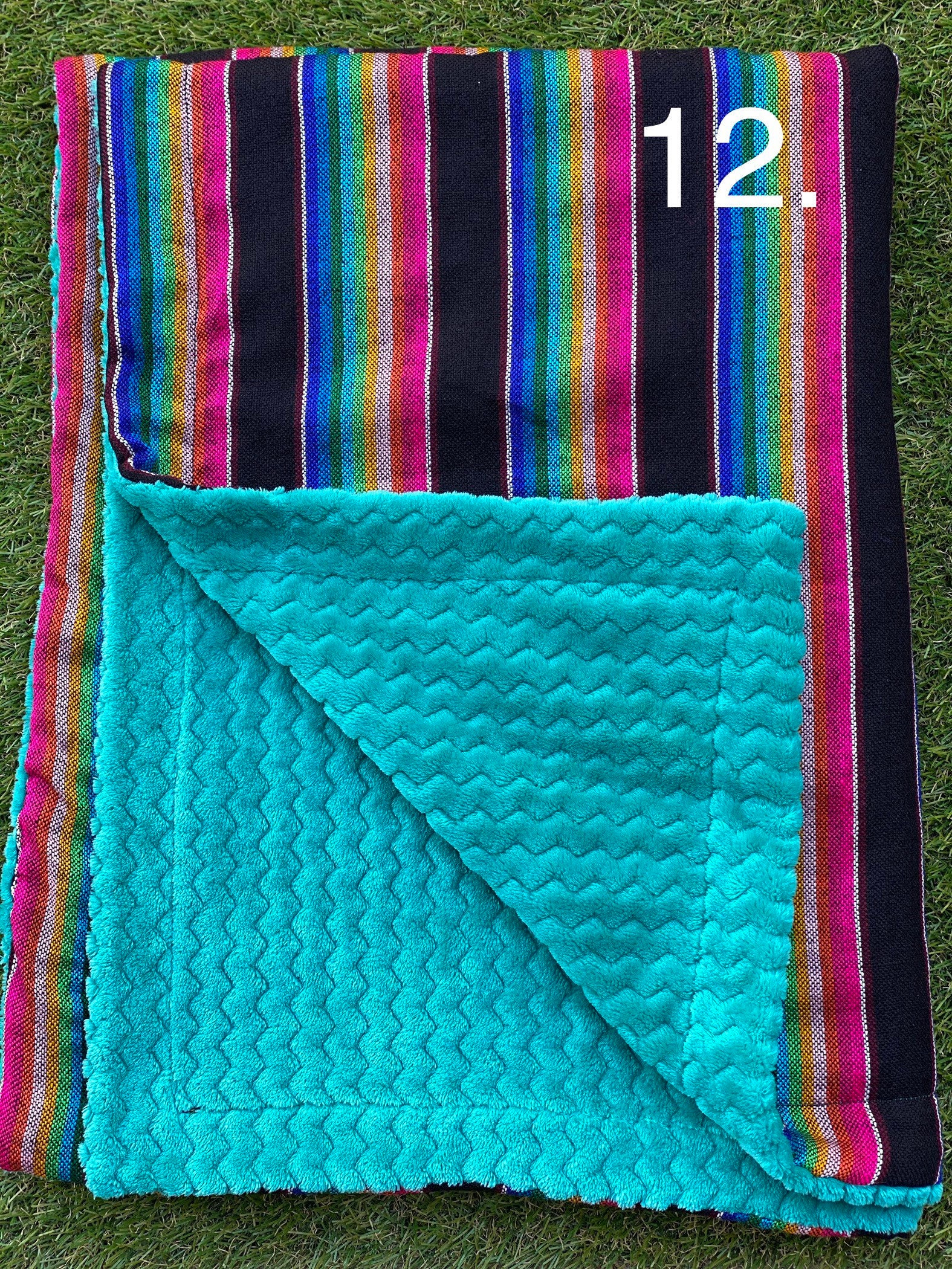 Sarape Baby Blanket Mexican Baby Blanket Cambaya Blanket Etsy